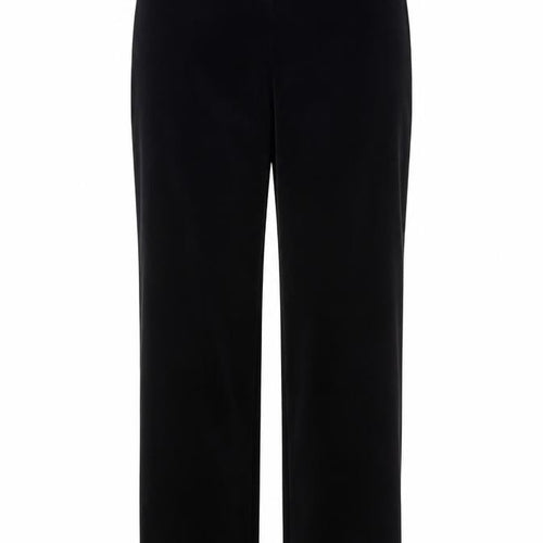 Evan-Picone Women's Black Cotton Straight Leg Trousers Size 10