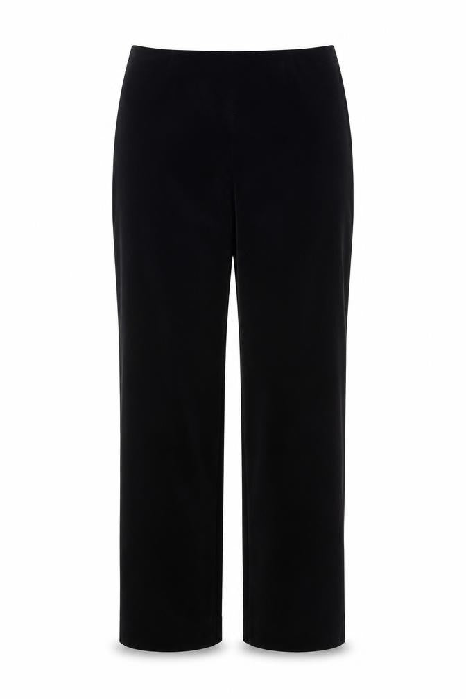 Evan-Picone Women's Black Cotton Straight Leg Trousers Size 10
