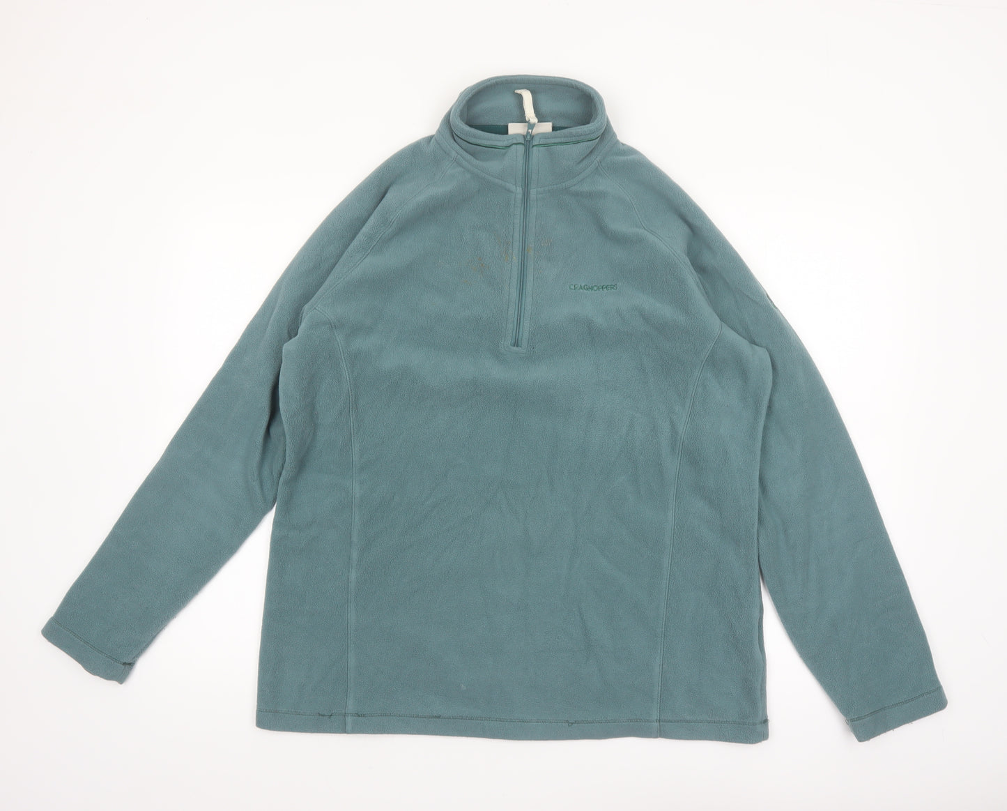 Craghoppers Women Teal Full Zip Fleece Sweatshirt UK 16