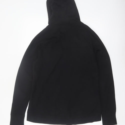 GapFit Women’s Black Full Zip Hoodie Size 14 L Cotton Blend