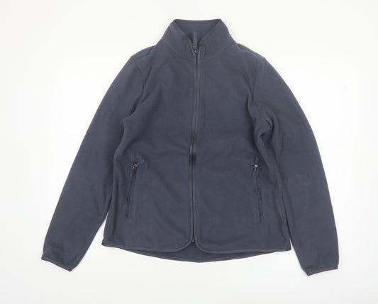 Marks and Spencer Womens Blue Fleece Full Zip Jacket Size 12