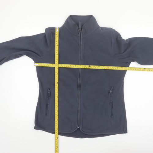 Marks and Spencer Womens Blue Fleece Full Zip Jacket Size 12