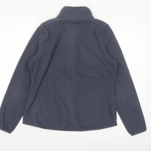 Marks and Spencer Womens Blue Fleece Full Zip Jacket Size 12