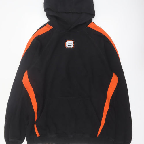 Sport-Tek Men's Black Orange XL Pullover Hoodie Classic Style