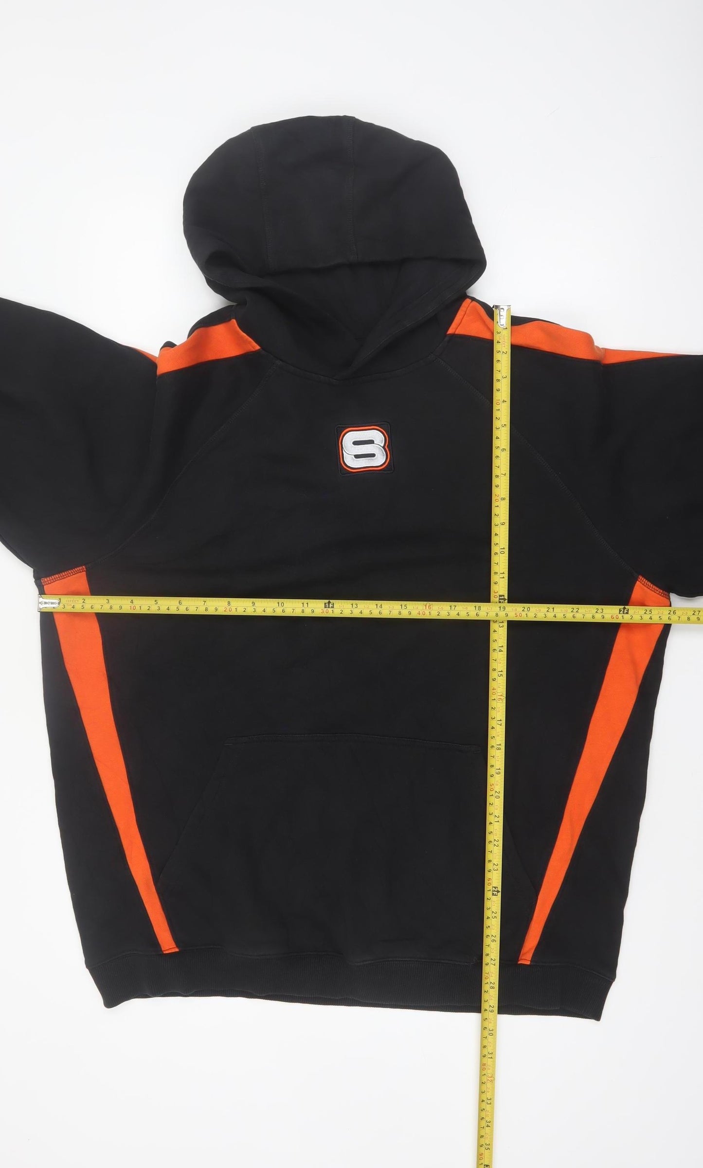 Sport-Tek Men's Black Orange XL Pullover Hoodie Classic Style