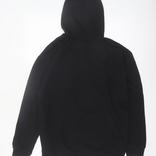 Fortnite Men's Black Pullover Hoodie Sweatshirt Medium Cotton Blend