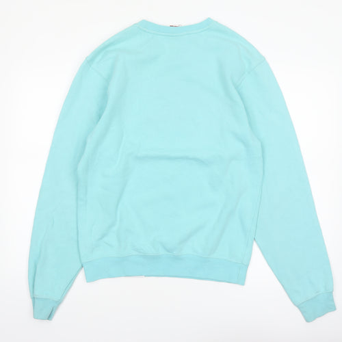 Diamond Supply Co. Mens Blue Pullover Sweatshirt Size S Graphic Print