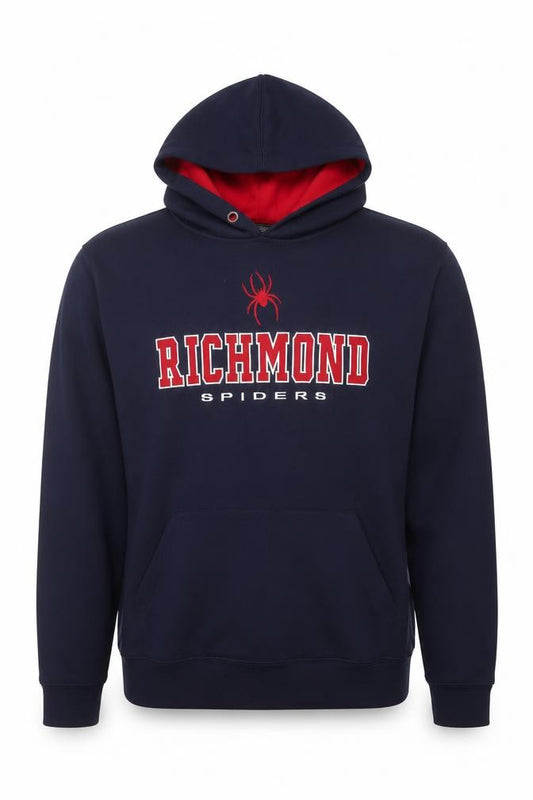 Front view of Colosseum Athletics Men’s Blue Richmond Spiders XL Pullover Hoodie