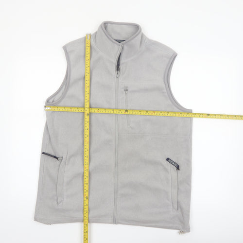 Eisengger Alpine Men's Grey Fleece Bodywarmer Waistcoat M