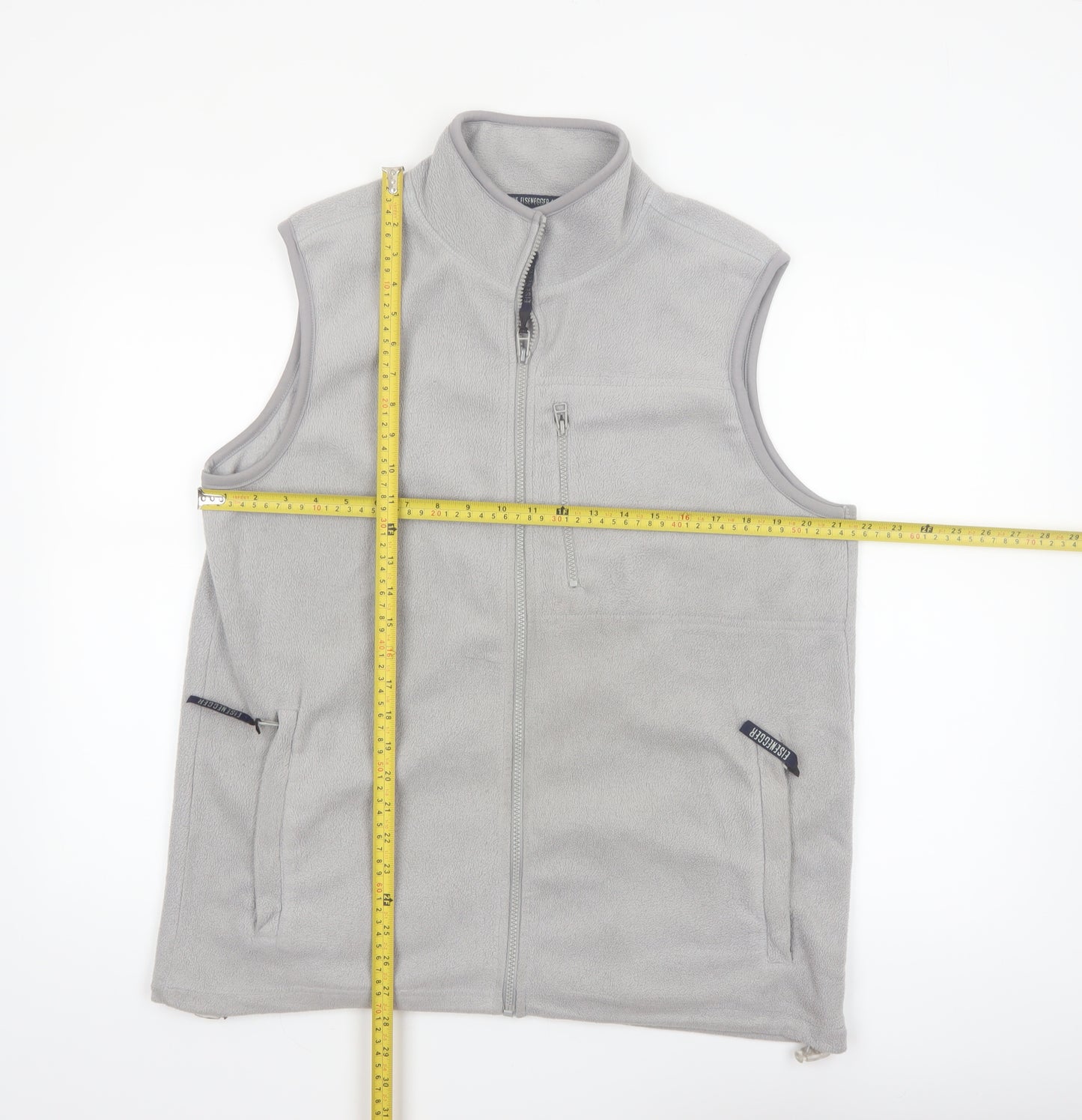 Eisengger Alpine Men's Grey Fleece Bodywarmer Waistcoat M