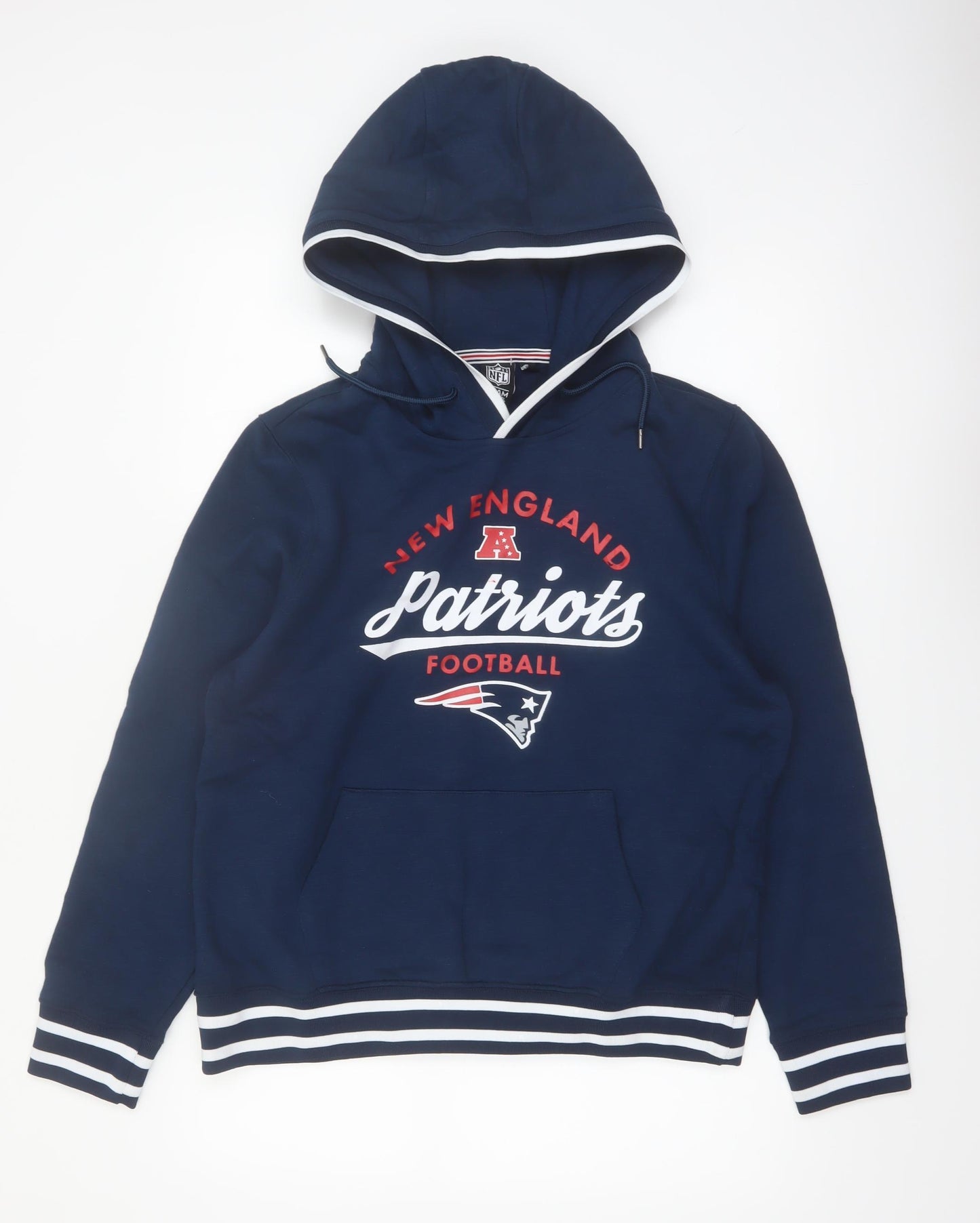 NFL Team Apparel Men's Blue Pullover Hoodie L Sports Fanwear