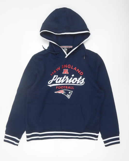 NFL Team Apparel Men's Blue Pullover Hoodie L Sports Fanwear