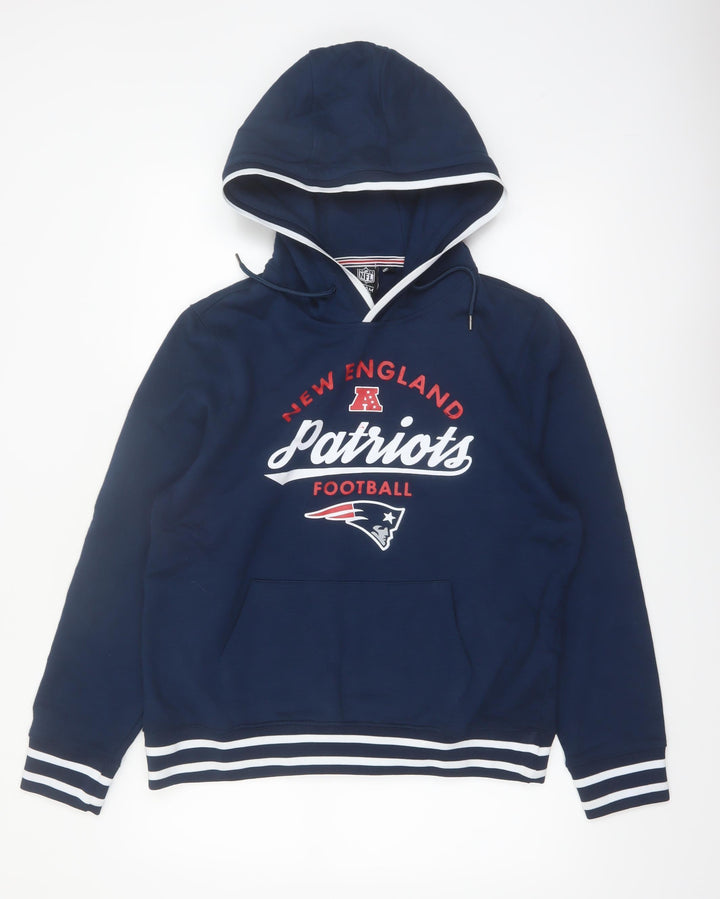 NFL Team Apparel Men's Blue Pullover Hoodie L Sports Fanwear