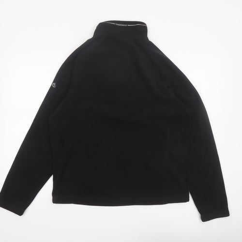 Craghoppers Men's Black Fleece 1/2 Zip Pullover Sweatshirt M