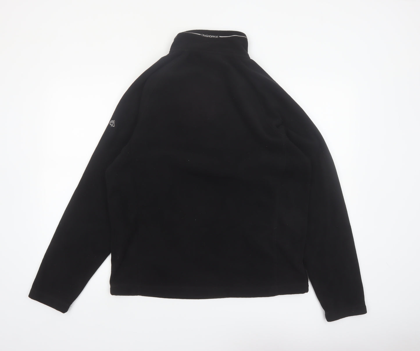 Craghoppers Men's Black Fleece 1/2 Zip Pullover Sweatshirt M
