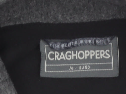 Craghoppers Men's Black Fleece 1/2 Zip Pullover Sweatshirt M