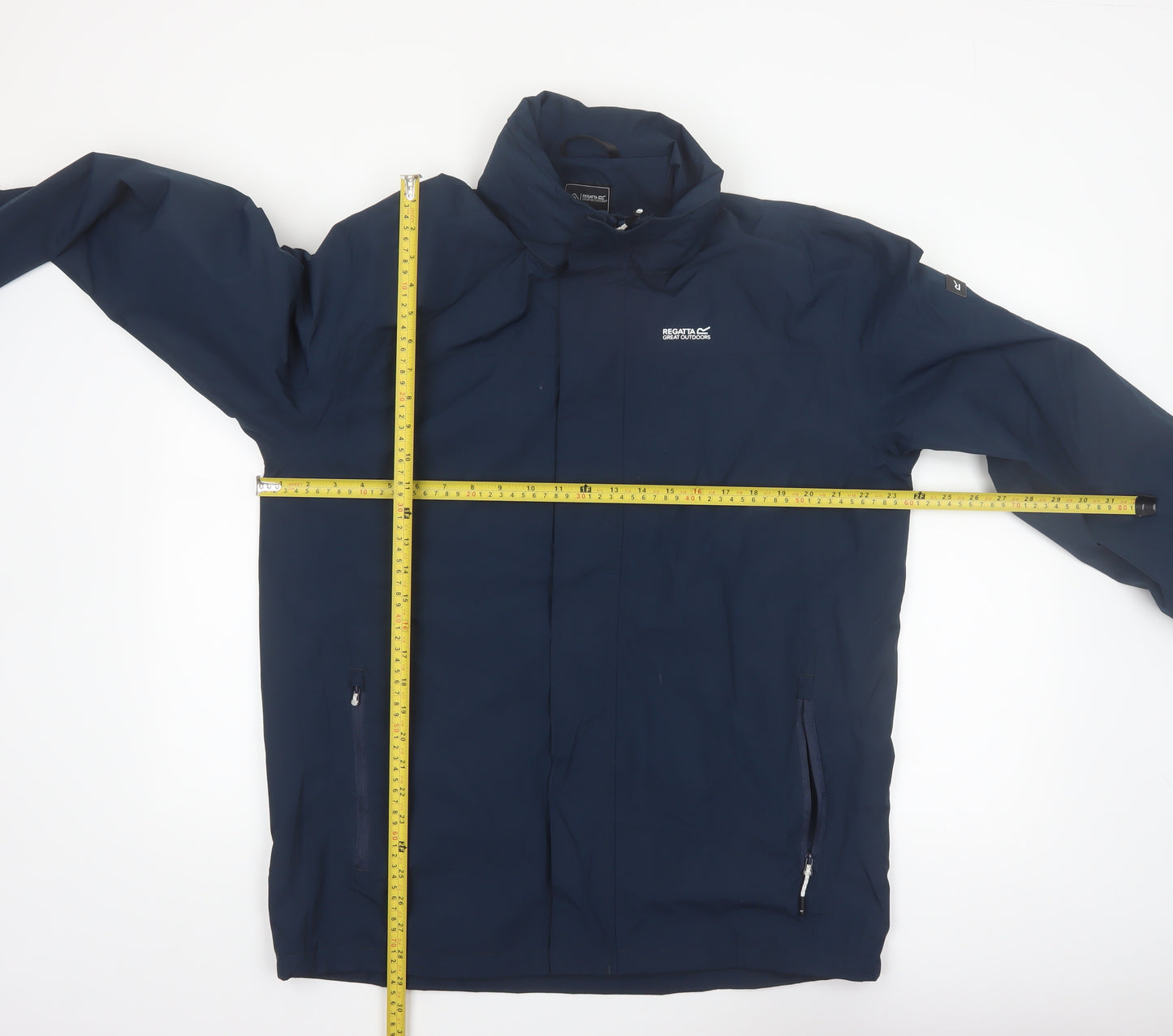 Regatta Men's Blue Waterproof Softshell Jacket Size L Hiking Rain Coat