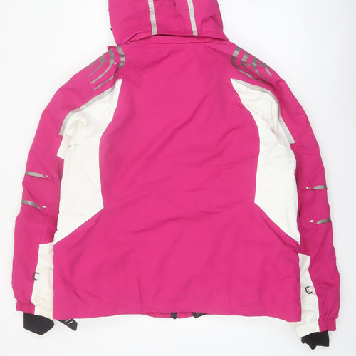 Icepeak Women's Pink Ski Jacket Size 20 Waterproof Hooded Winter Coat