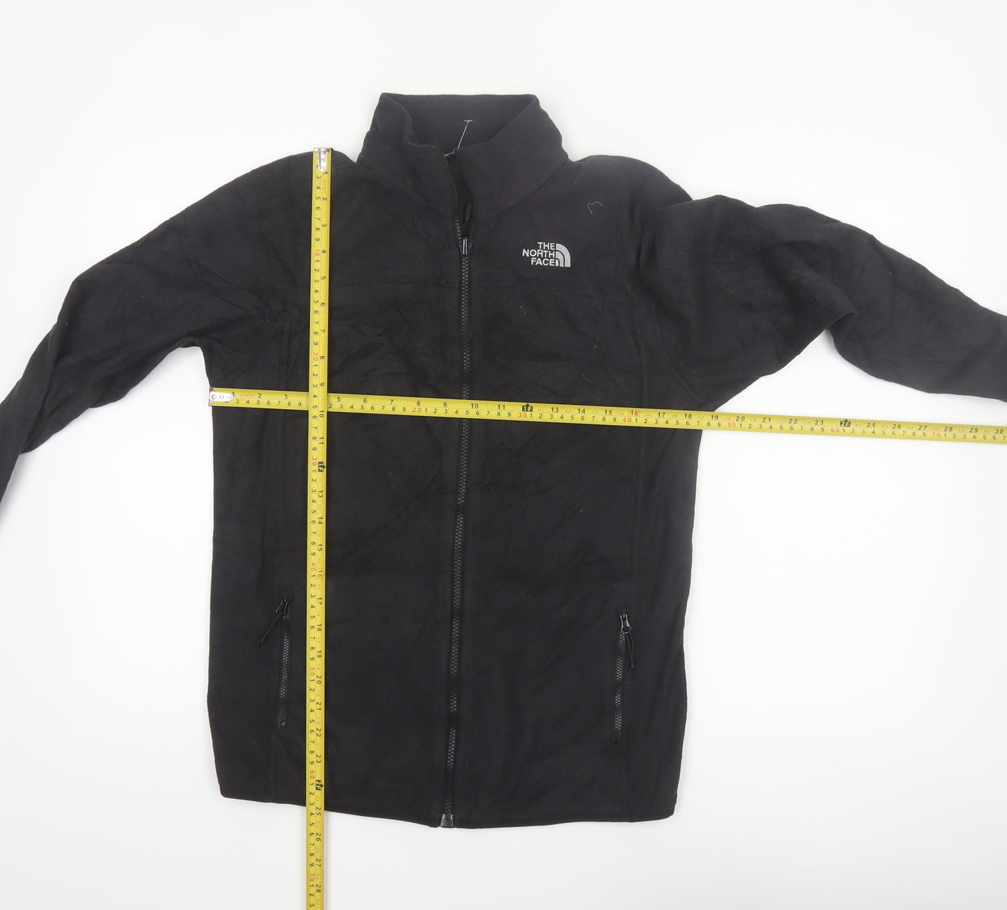 The North Face Men's Black Fleece Full Zip Jacket Size S