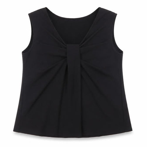 Marks and Spencer Women’s Black Sleeveless Pleated Blouse Size 14