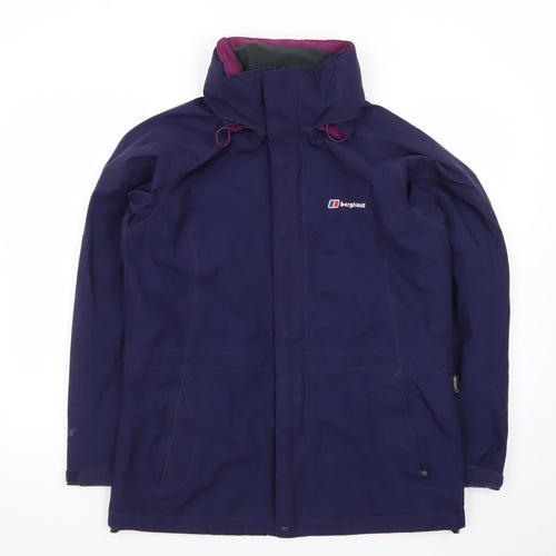 Berghaus Womens Purple Waterproof Rain Coat Jacket UK 12 Regular Fit