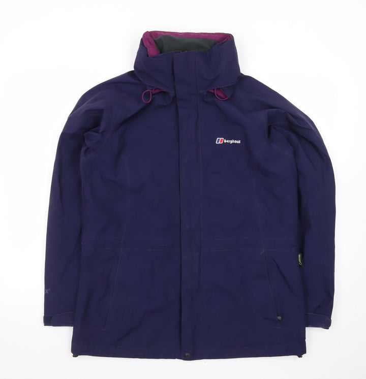 Berghaus Womens Purple Waterproof Rain Coat Jacket UK 12 Regular Fit