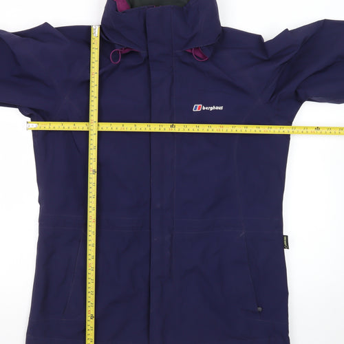 Berghaus Womens Purple Waterproof Rain Coat Jacket UK 12 Regular Fit