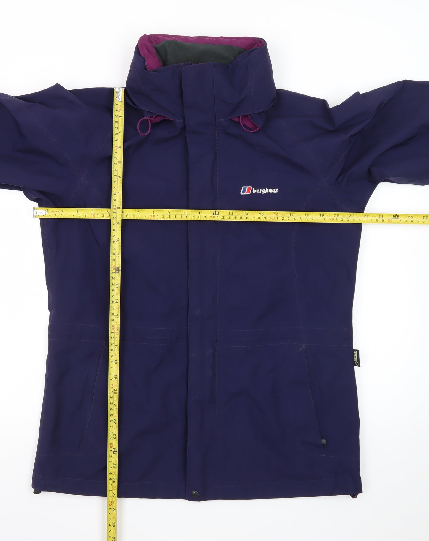 Berghaus Womens Purple Waterproof Rain Coat Jacket UK 12 Regular Fit