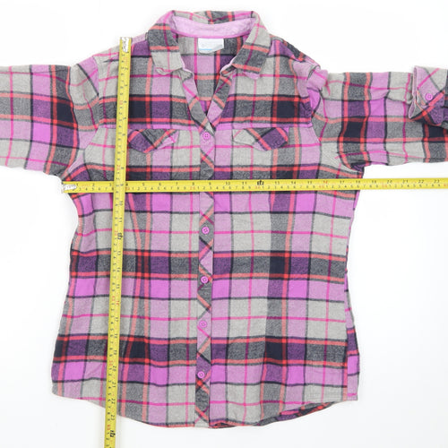 Columbia Womens Multicoloured Small Flannel Check Long Sleeve Button-Up Shirt