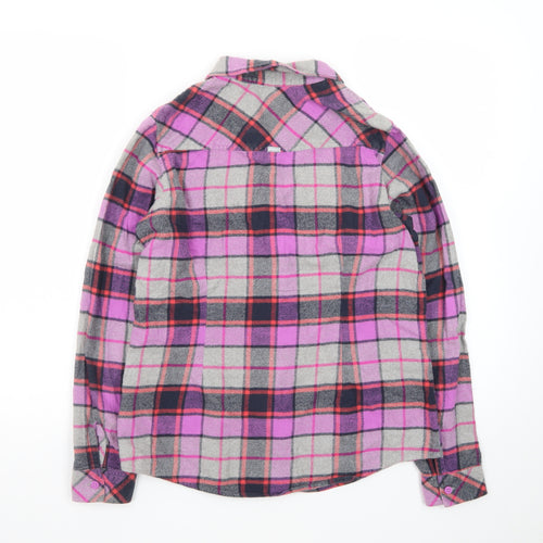 Columbia Womens Multicoloured Small Flannel Check Long Sleeve Button-Up Shirt