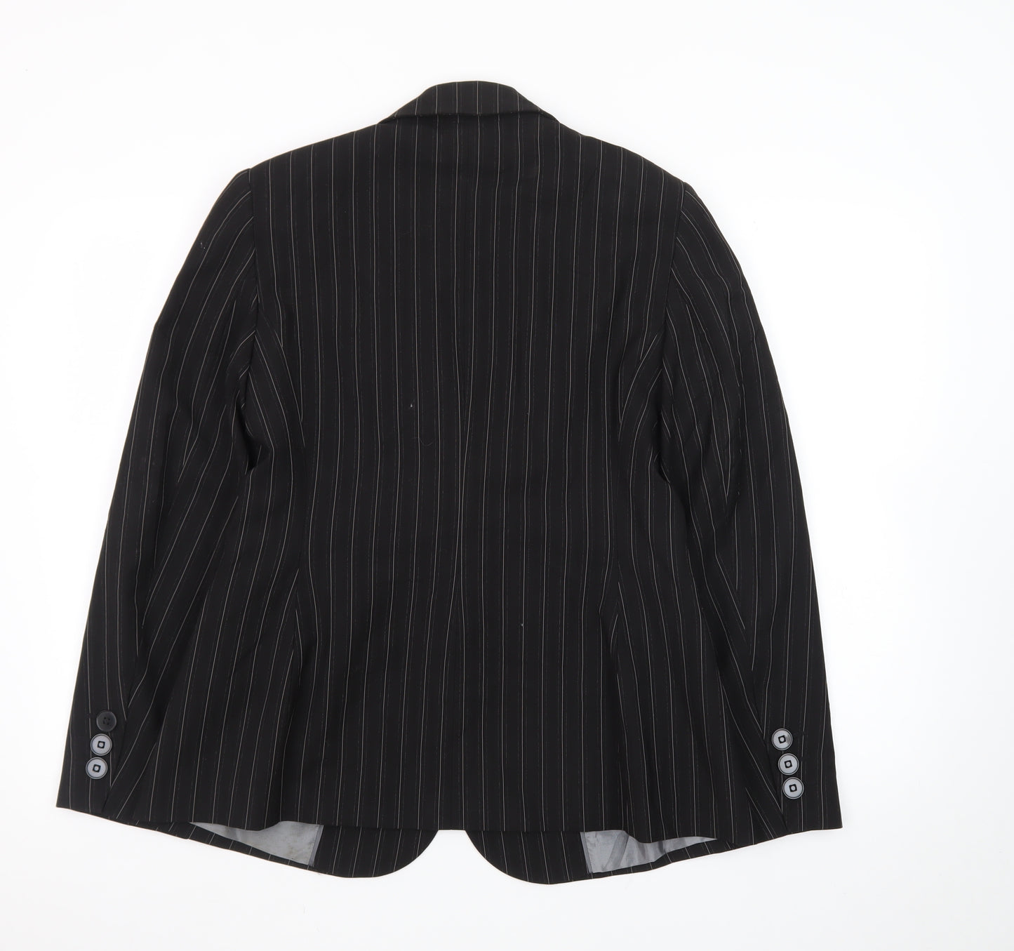 Marks and Spencer Women’s Black Pinstripe Suit Jacket Size 14