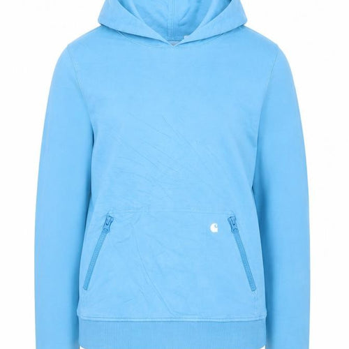 Carhartt Women's Blue Pullover Hoodie XS Cotton Casual Sweatshirt