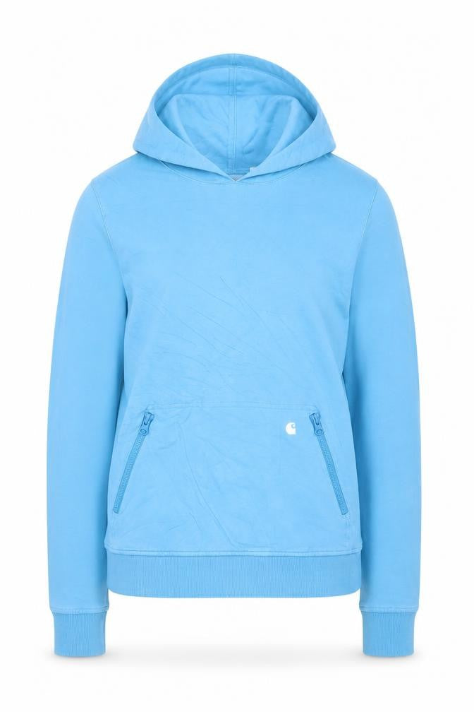 Carhartt Women's Blue Pullover Hoodie XS Cotton Casual Sweatshirt