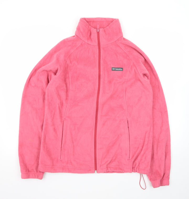 Columbia Women's Pink Fleece Full Zip Jacket Size L