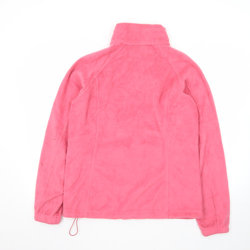 Columbia Women's Pink Fleece Full Zip Jacket Size L