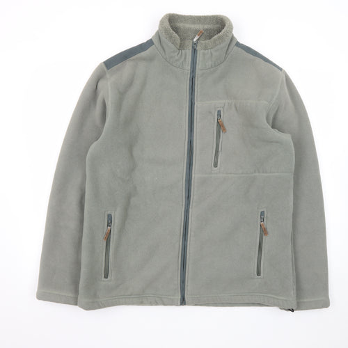 Jack Murphy Men’s Green Fleece Full Zip Outdoor Jacket Size S