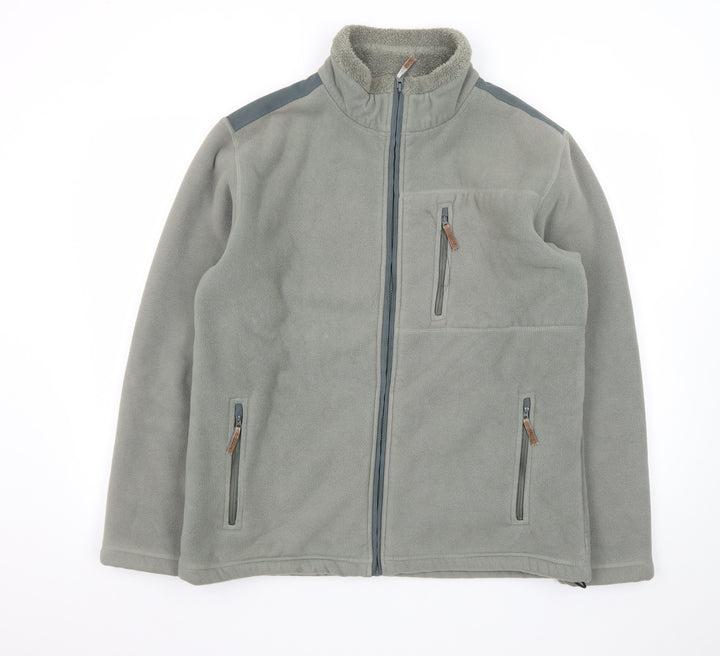 Jack Murphy Men’s Green Fleece Full Zip Outdoor Jacket Size S