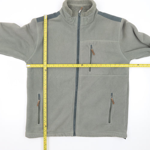 Jack Murphy Men’s Green Fleece Full Zip Outdoor Jacket Size S