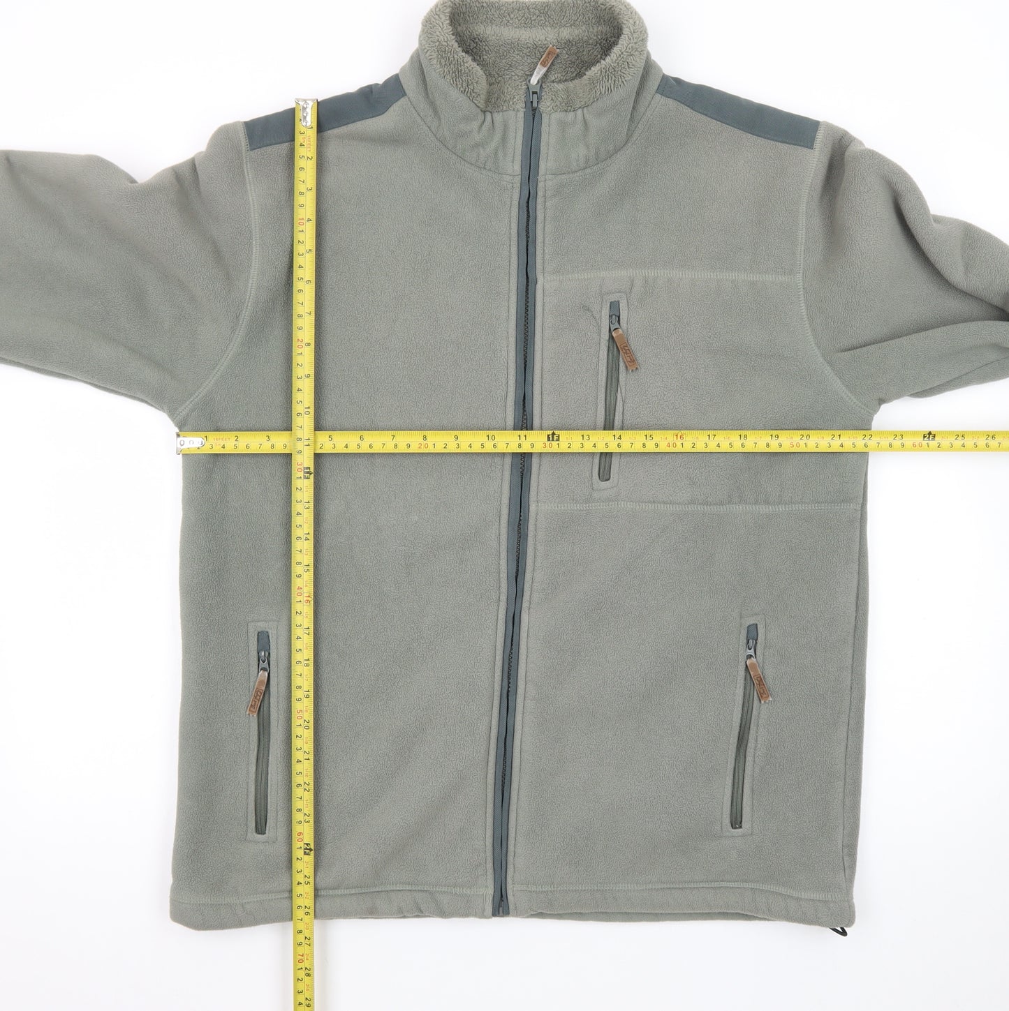 Jack Murphy Men’s Green Fleece Full Zip Outdoor Jacket Size S