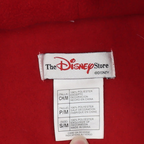 Disney Red Fleece Winnie The Pooh Women's S Robe Belted Kimono Style