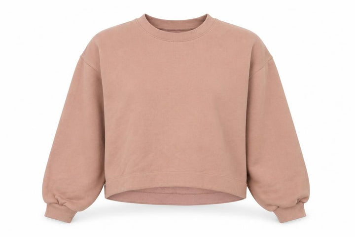 AllSaints Women’s Pink Pullover Sweatshirt Medium Cotton Blend