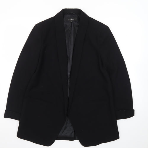 Next Women Black Shawl Collar Single Breasted Blazer Size 14