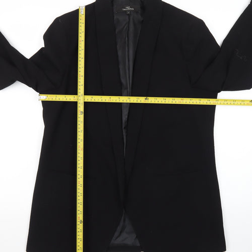 Next Women Black Shawl Collar Single Breasted Blazer Size 14
