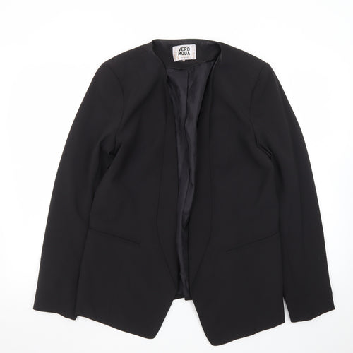 Vero Moda Women Black Size 14 Tailored Blazer Jacket