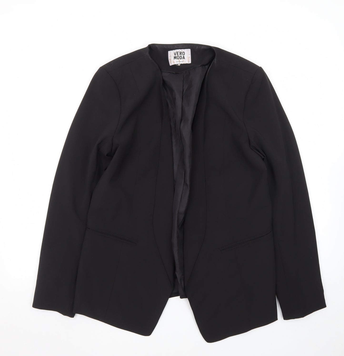 Vero Moda Women Black Size 14 Tailored Blazer Jacket