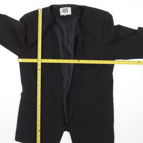 Vero Moda Women Black Size 14 Tailored Blazer Jacket