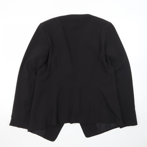 Vero Moda Women Black Size 14 Tailored Blazer Jacket