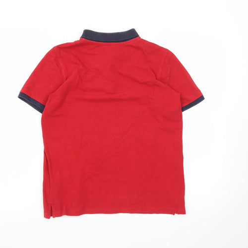 Lyle & Scott Junior Red Cotton Polo Shirt 14 Years Teens