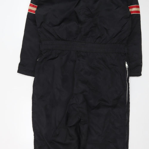 Fieldmaster Men Black Medium Insulated Snow Pants All-in-One Suit