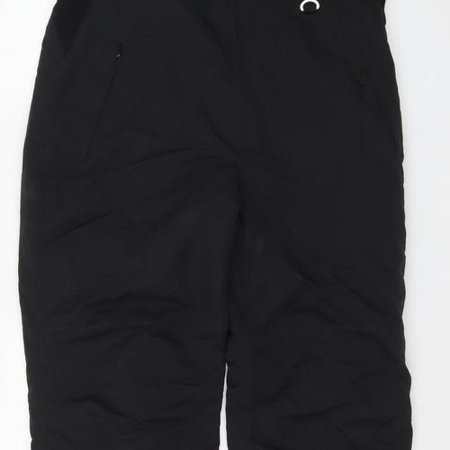 Slalom Men Black L Snow Pants Waterproof Insulated Ski Trousers